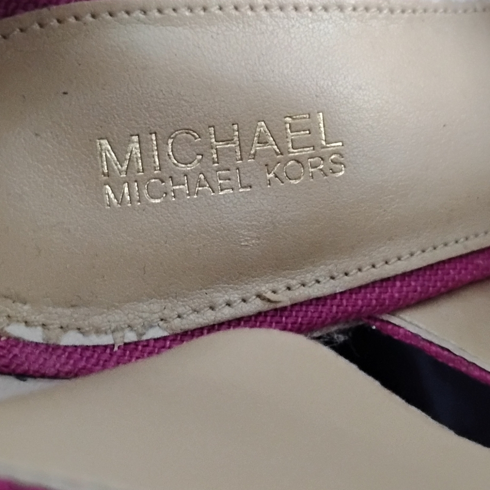 Pink Wedge Sandals - Picture 2 of 4